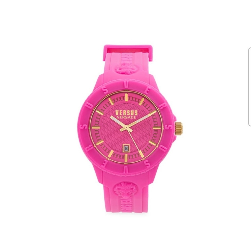 VERSUS VERSACE Stainless Steel & Silicone Watch.      2 New Batteries Included